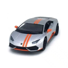 Машинка металлическая Kinsmart 1:36 Lamborghini Huracán LP610-4 Avio (инерционная, серебристый) KT5401W