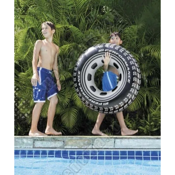 Коло надувне INTEX 59252NP "Колесо" 91 см, для плавання, 6+ років