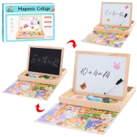 Деревянная игрушка Досточка 2в1 для рисования / магнитная MD2913
