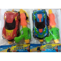 Дитячий водяний пістолет-бластер KLD-025/29 з балоном-рюкзаком «Машинка»