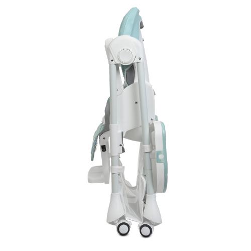Стульчик для кормления Bambi M 3822 Tiffany Blue, трансформер на колесах