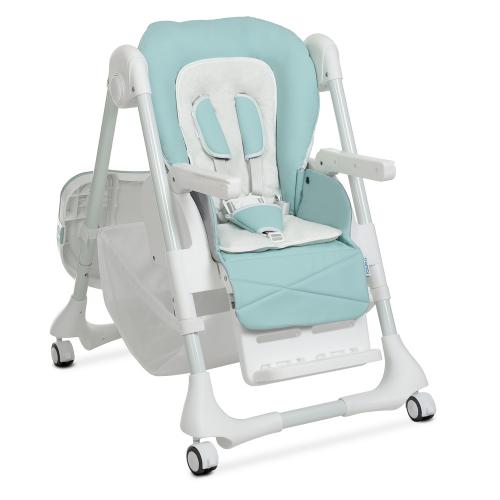 Стульчик для кормления Bambi M 3822 Tiffany Blue, трансформер на колесах