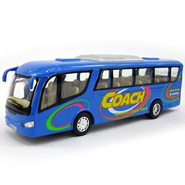 Металева машинка Kinsmart Автобус Coach синій інерційний (KS 7101 W Blue)