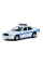 Металлическая инерционная машинка Kinsmart 1:42 Ford Crown Victoria Police Interceptor KT5342W с открывающимися дверями