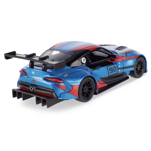 Металлическая модель Kinsmart Toyota GR Supra Racing Concept KT5421WF синего цвета