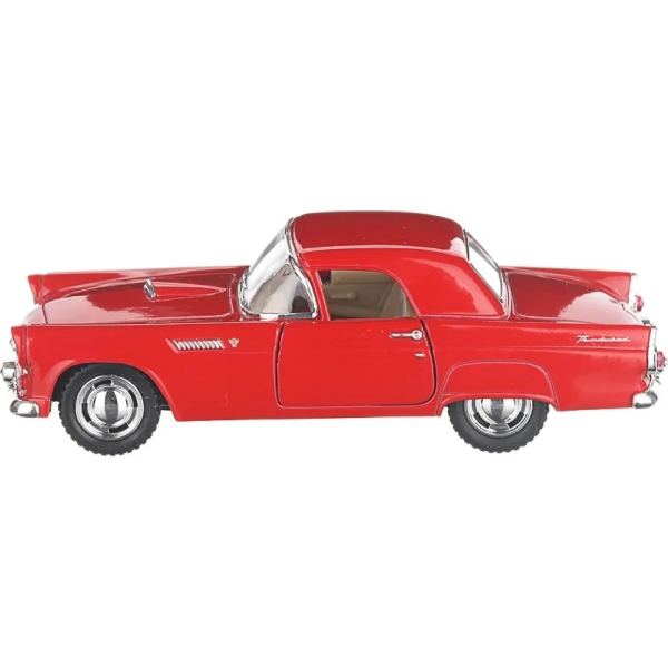 Машинка металлическая Kinsmart 1:36 1955 Ford Thunderbird KT5319W инерционная, двери открываются / Красный