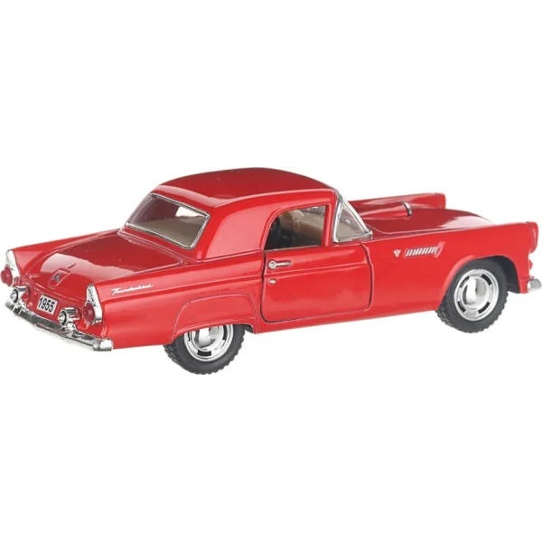Машинка металлическая Kinsmart 1:36 1955 Ford Thunderbird KT5319W инерционная, двери открываются / Красный