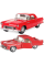 Машинка металлическая Kinsmart 1:36 1955 Ford Thunderbird KT5319W инерционная, двери открываются / Красный