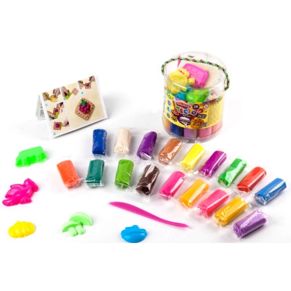 Тісто для ліплення "Master Do" тубус 18 кольорів, укр. (8)