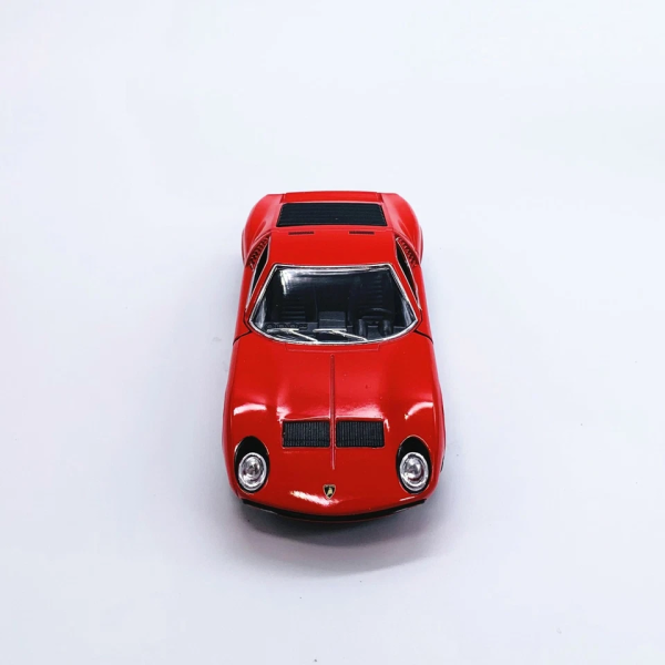 Машинка металева Kinsmart KT5390W 1:34 1971 Lamborghini Miura P400 SV інерційна, двері відчиняються / Червоний