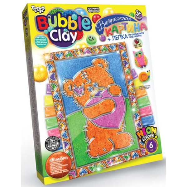 Набір "Bubble Clay" Вітражна картина в асортименті без вибору