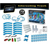 Радиоуправляемый гоночный трек - тоннель гибкий "Гонки в трубе" 72 детали 022-1