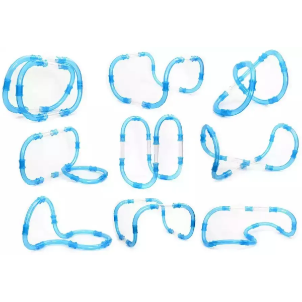 Трек 022-2 р/в, трубчастий, машинка 8см (акумулятор), світло, USB заряд, в кор-ці 40,5-36,5-10 см