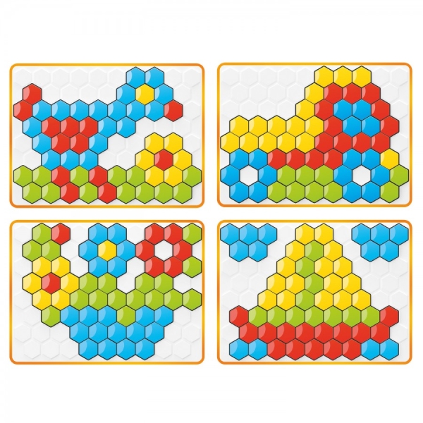 Развивающая Мозаика ТехноК (арт. 2063) на 80 больших деталей (40 мм) для детей от 1 года