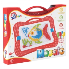 Мозаика 4 ТехноК (арт. 3367) на 340 деталей в удобном пенале-саквояже для детей от 5 лет