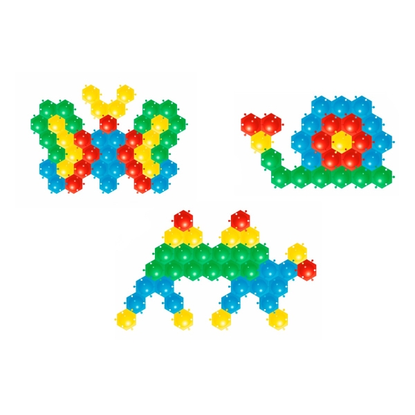 Игрушка мозаика-пазл "Бджілка ТехноК" 52 детали 3619