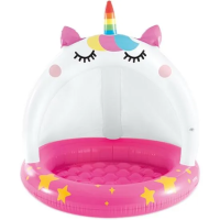 Бассейн детский Intex 58438 "Единорог", 102×102 см, 45 л, от 2 лет