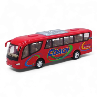 Металева машинка Kinsmart Автобус Coach червоний інерційний (KS 7101 W Red)