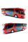 Металева машинка Kinsmart Автобус Coach червоний інерційний (KS 7101 W Red)