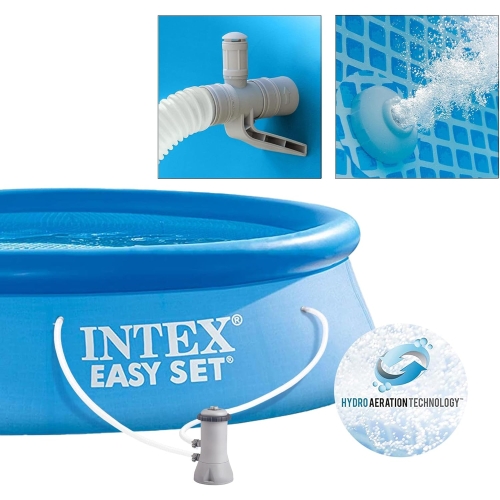 Intex Басейн наливний 28132 NP з фільтр-насосом, розміром 366х76см, об`єм: 5621 л.