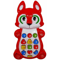 Музыкальная игрушка телефон "Лисичка" с проектором, сказками и стихами LIMO TOY (7614UA)