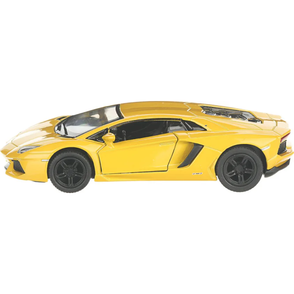 Машинка Kinsmart 1:38 Lamborghini Aventador LP 700-4 металева інерційна (Жовтий) KT5355W