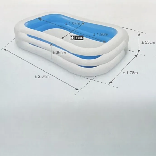 Надувной бассейн Intex 56483NP Swim Center Family Pool (262x175x56см) 6+