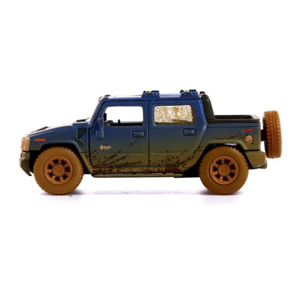 Модель машини Kinsmart 1:40 "HUMMER H2 SUT (Muddy)" інерція KT5097WY / Синя
