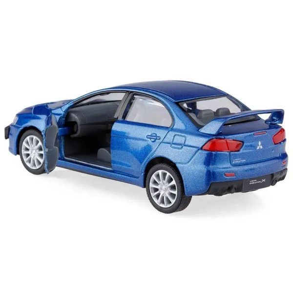 Синяя коллекционная модель Mitsubishi Lancer Evolution X 1:36 от Kinsmart KT5329W
