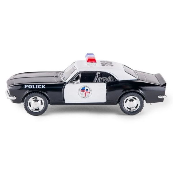 Машинка металева Kinsmart KT5341WP 1:37 1967 Chevrolet Camaro Z/28 Police інерційна, двері відчиняються / Поліція