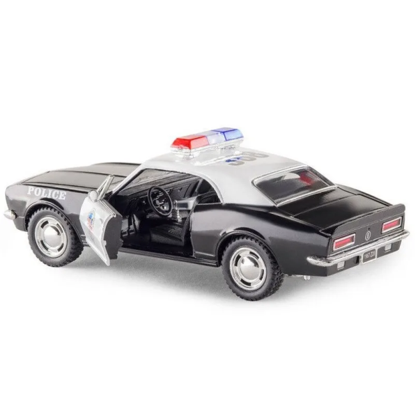 Машинка металева Kinsmart KT5341WP 1:37 1967 Chevrolet Camaro Z/28 Police інерційна, двері відчиняються / Поліція