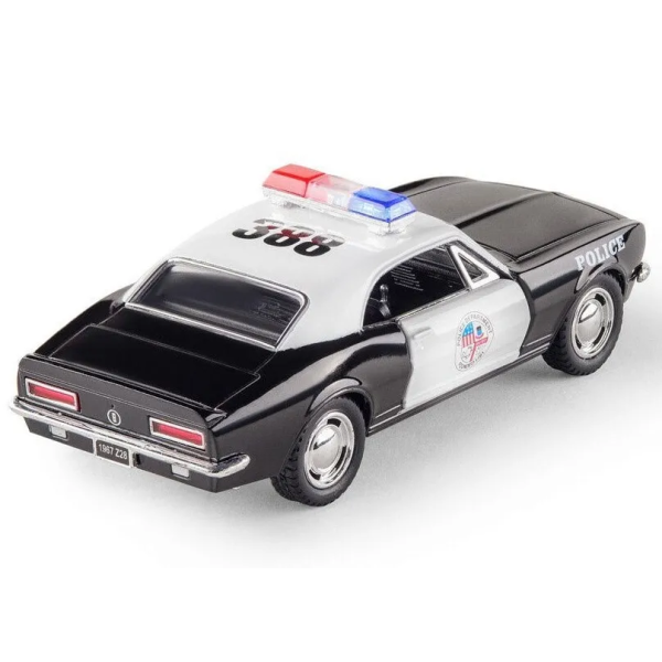 Машинка металева Kinsmart KT5341WP 1:37 1967 Chevrolet Camaro Z/28 Police інерційна, двері відчиняються / Поліція