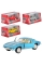 Машинка металлическая Kinsmart 1:36 1963 Corvette Sting Ray KT5358W инерционная, дверь открывается / Желтый