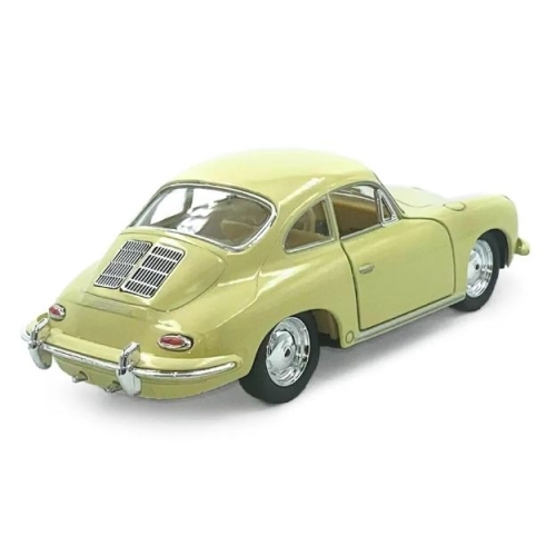 Машинка металева Porsche 356 B Carrera 2 Kinsmart 1:32 інерційна KT5398W колір бежевий