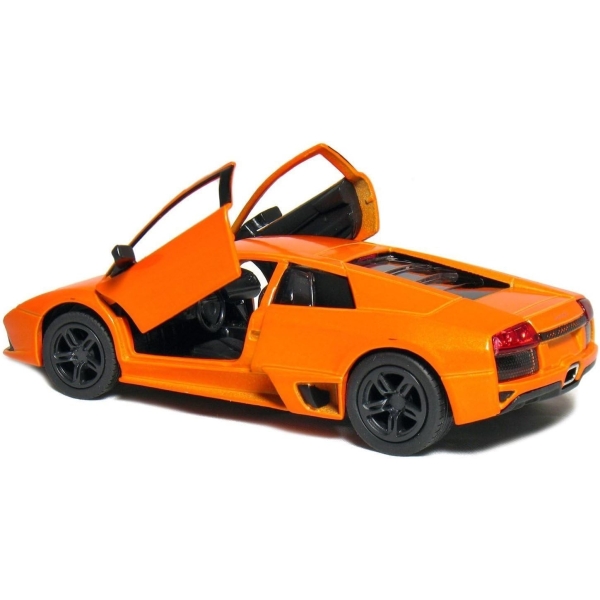 Металлическая машинка Kinsmart 1:36 Lamborghini Murcielago LP640 KT5317W - оранжевая скорость!