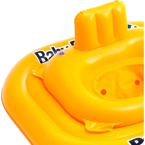 Надувной круг-плотик Intex 56587 Pool School Step 1 с сиденьем 79×79 см, до 15 кг
