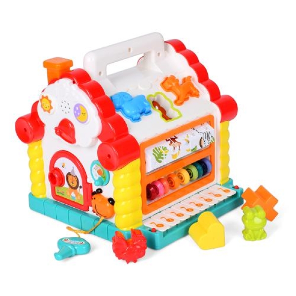 Розвиваючий Будинок HOLA 9196 Сортувальник Фігур з Музикою та Світлом