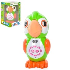 Інтерактивная музыкальная игрушка Говорящее животное Попугай FT 0041