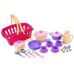Іграшковий Кухонний набір посуду корзині ТехноК 4449