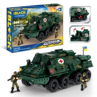 Конструктор IBLOCK Армия "БMM-70Б" 566 деталей 2 фигурки PL-921-484