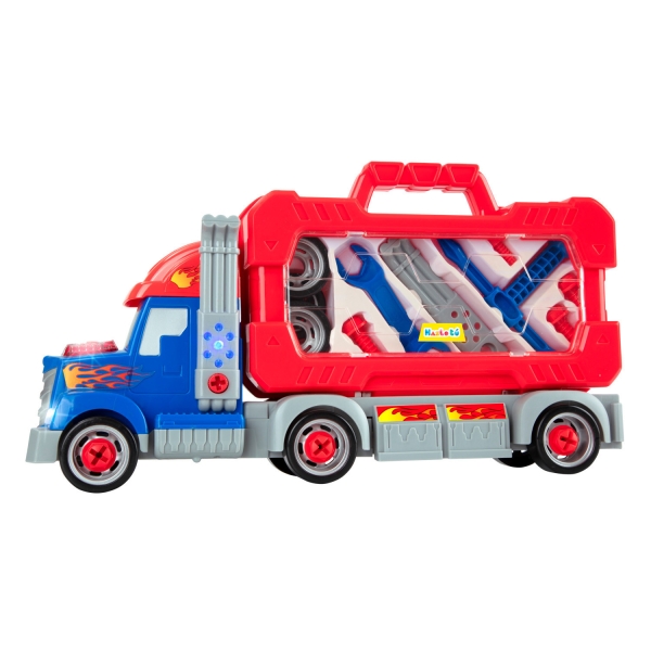 Конструктор трейлер, звук, музика, світло, інструменти, 661-189