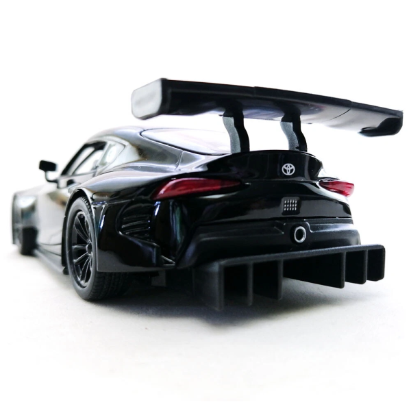 Машинка металлическая Kinsmart 1:36 Toyota GR Supra Racing Concept KT5421W инерционная, двери открываются / Черный