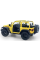 Машинка металлическая Kinsmart 1:34 2018 Jeep Wrangler KT5412WA инерционная, дверь открывается — Желтый с открытым верхом