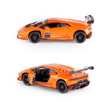 Машинка металлическая Kinsmart 1:36 Lamborghini Huracan LP620-2 KT5389W инерционная, дверь открывается / Оранжевая