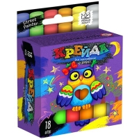 Мел для рисования на асфальте тонкий 18 шт. MEL-02-04U