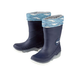 Гумові чоботи з підсвічуванням для хлопчика Lupilu 3M Scotchlite™ 26-27 темно-синій