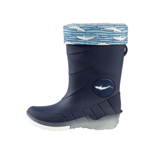 Резиновые сапоги с подсветкой для мальчика Lupilu 3M Scotchlite™ 26-27 темно-синий