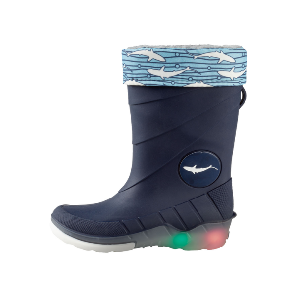 Резиновые сапоги с подсветкой для мальчика Lupilu 3M Scotchlite™ 26-27 темно-синий