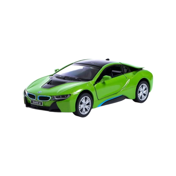 Машинка металева Kinsmart 1:36 BMW i8 інерційна KT5379WA Зелений
