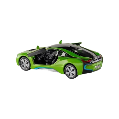 Машинка металева Kinsmart 1:36 BMW i8 інерційна KT5379WA Зелений